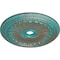 Ekena Millwork Viceroy Medallion (Canopies up to 4 7/8"), 35 1/8"OD x 4 7/8"ID x 2 1/2"P, Copper Green Patina CM35VICGS - alternate 2